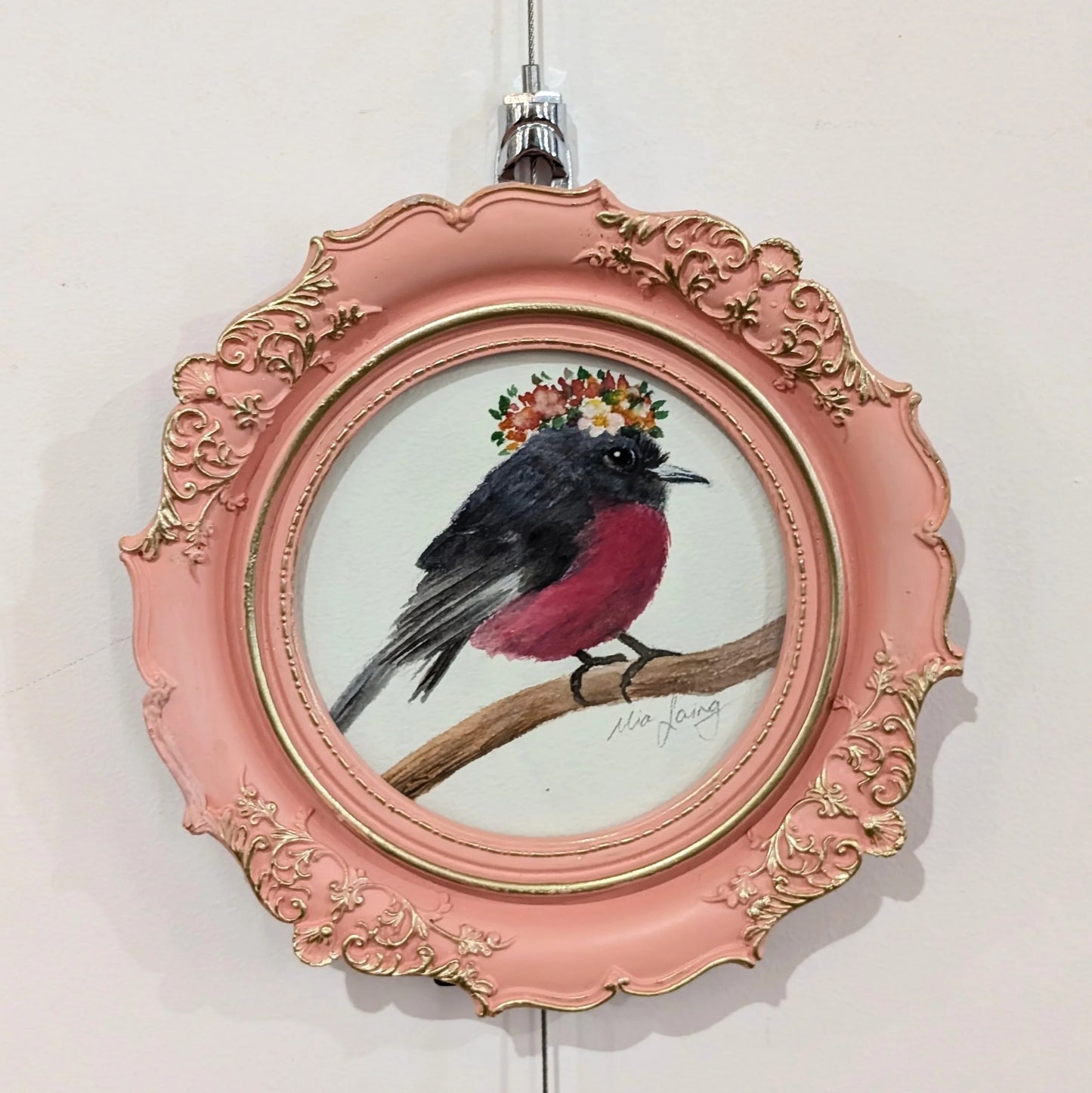Fancy Feathers Pink Robin