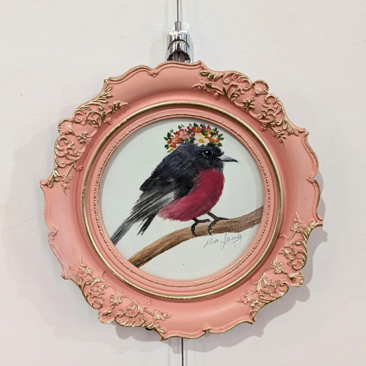 Fancy Feathers Pink Robin