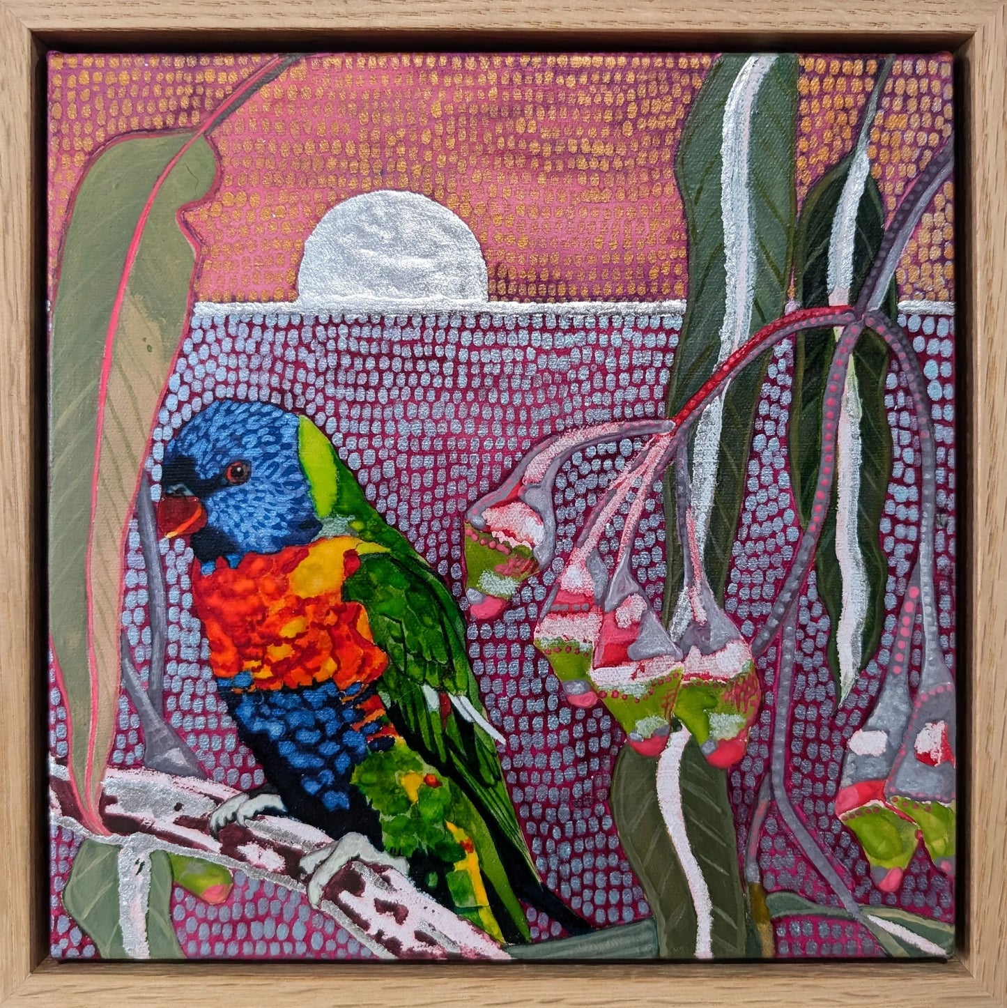 Mr Rainbow in a Purple Night Sky