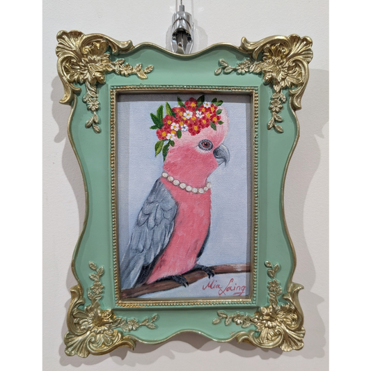 Fancy Feather - Pink & Grey Galah