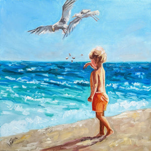 Feeding the seagulls