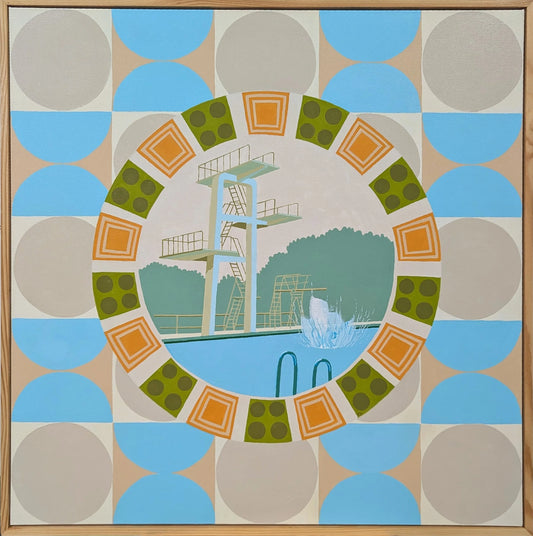 An Even Bigger Splash (after Hockney)