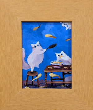 Café Cats - Joy of pancakes