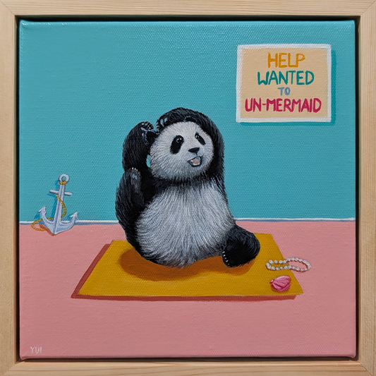 Chonky Panda: Mermaid Mode