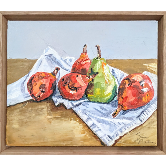 Red and Green Pears