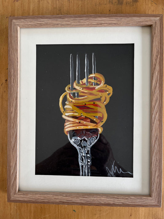 Spaghetti on Fork