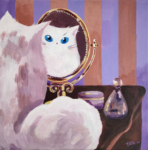 Boudoir Cats - My Golden Mirror