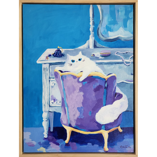 Boudoir Cats - My Velvet Chair