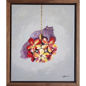 Cats in High Places - Petal Chandelier