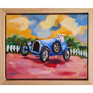 Race Car Cats - Catti Bugatti