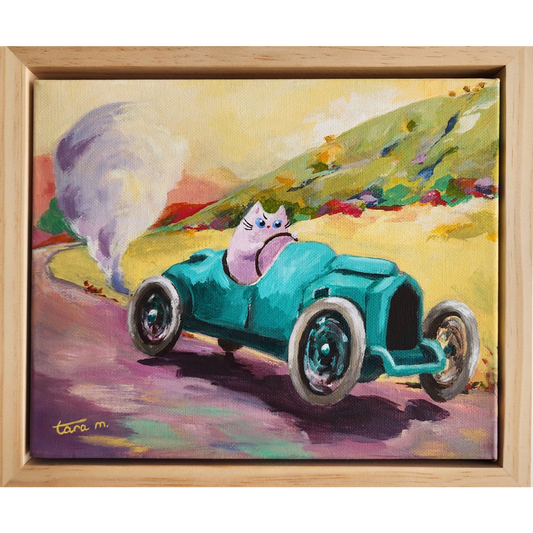 Race Car Cats - Meows Purrgeot