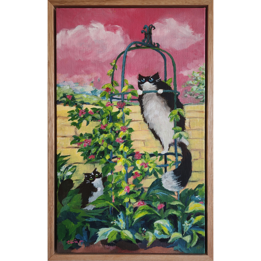 Sky climber (Cats of Secret Gardens)