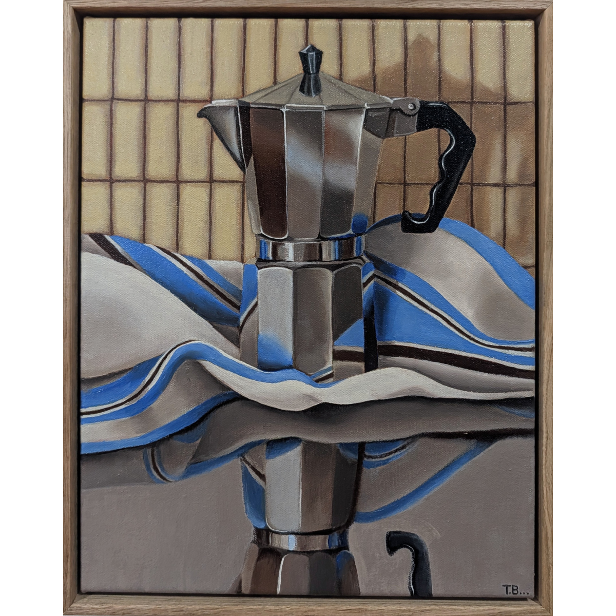 Moka Pot with Tiles