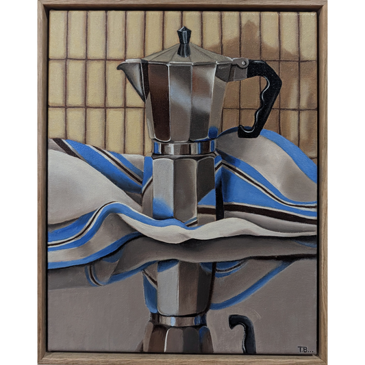 Moka Pot with Tiles