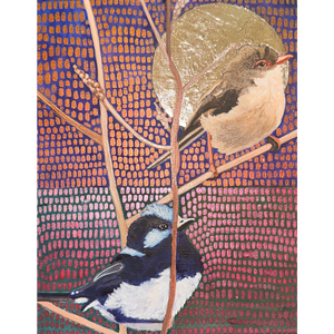 Wren lovers under a yin moon.