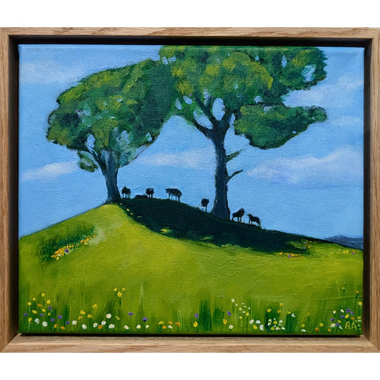 Cows on a Hill