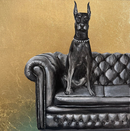 The Doberman’s Throne