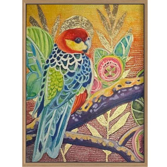 Mr West with gum nuts and golden leaves