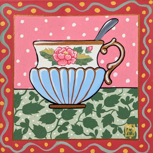 Blue Shell Teacup