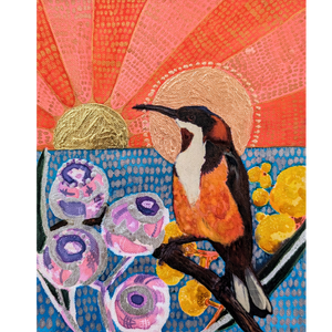 Mr Spinebille looking into the golden sun